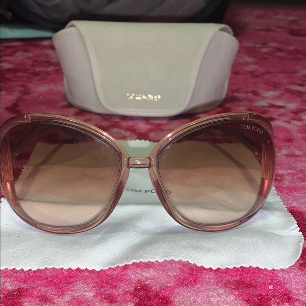 Tom Ford light pink sunglasses